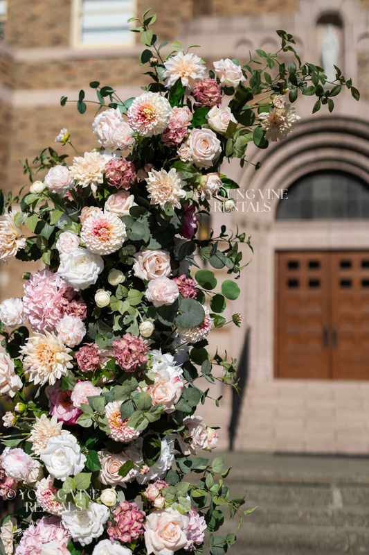 The Callan Floral Pillars