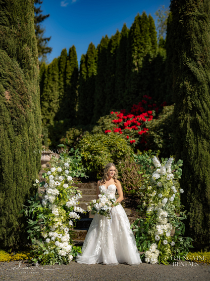 The Evergreen Floral Pillars