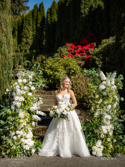 The Evergreen Floral Pillars