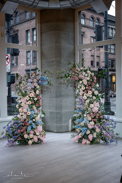 The Callan Floral Pillars