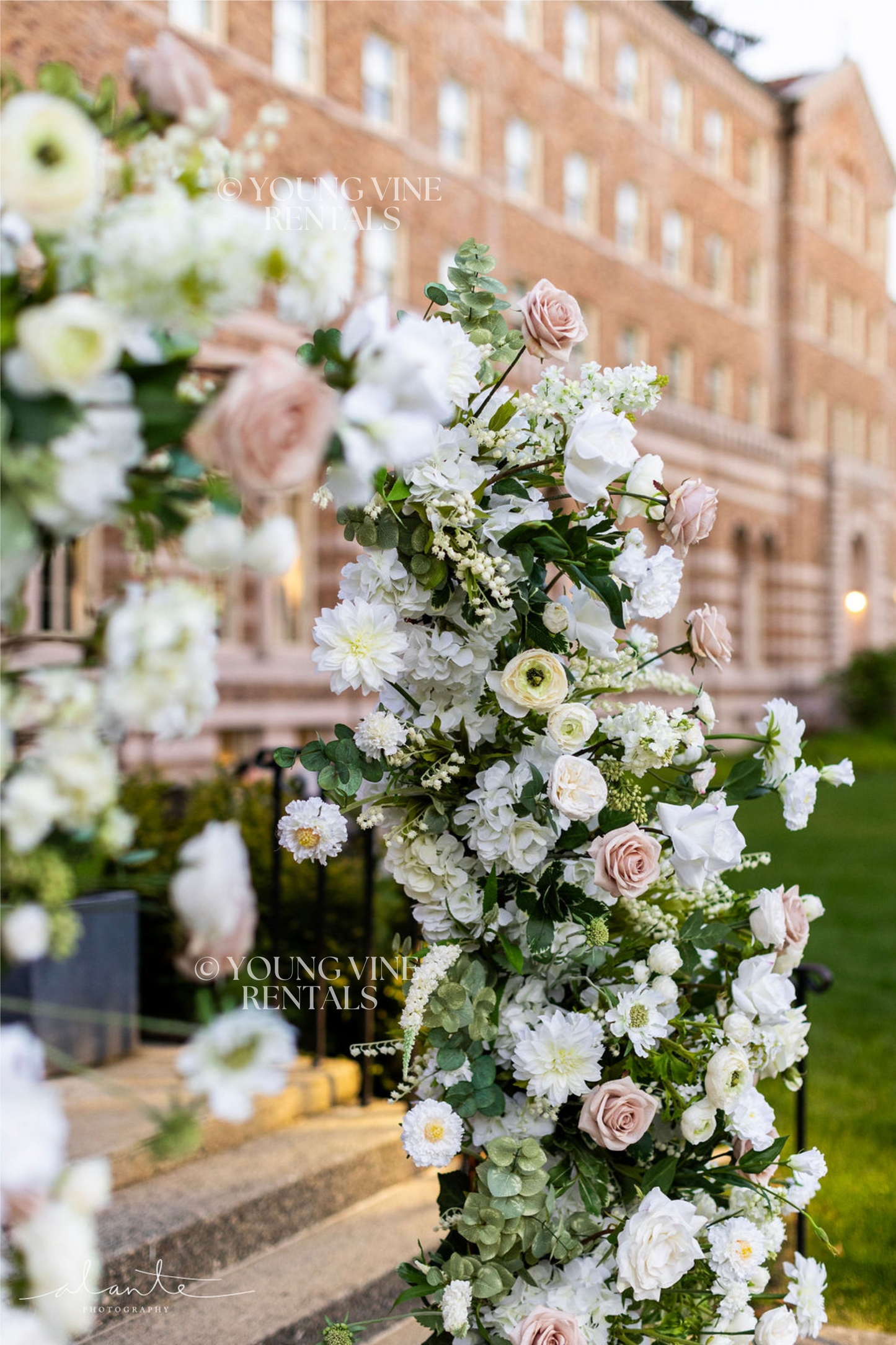 The Winslow Floral Pillars