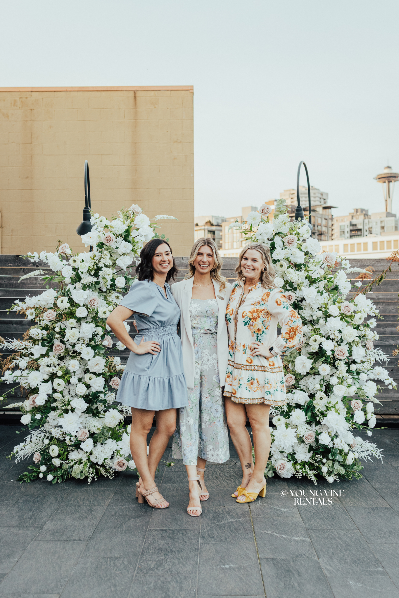 The Winslow Floral Pillars