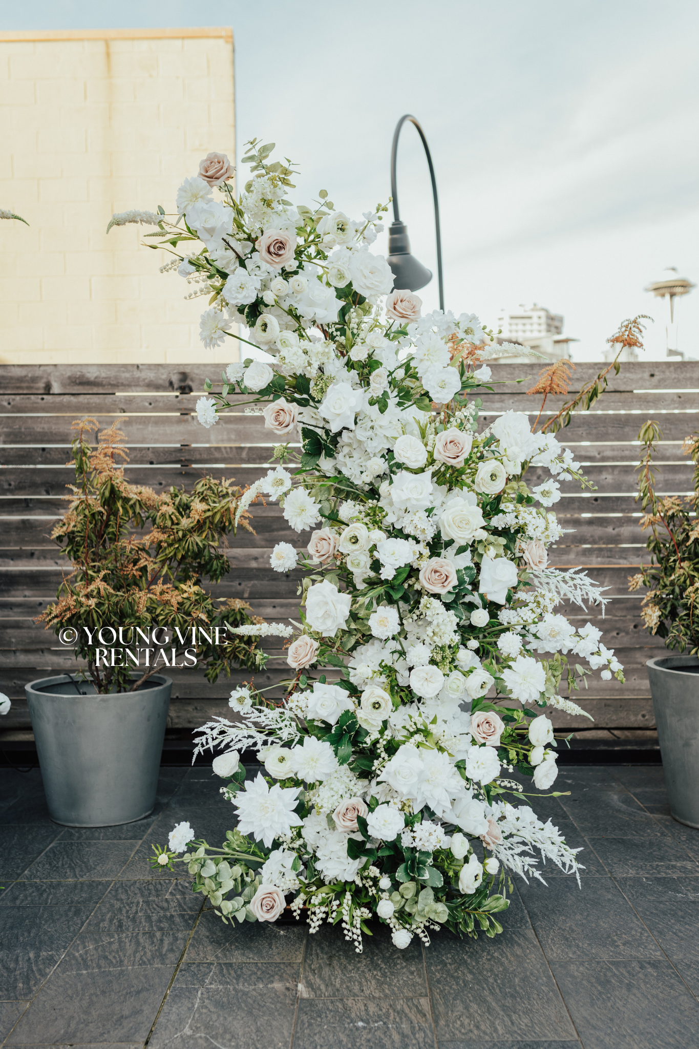 The Winslow Floral Pillars