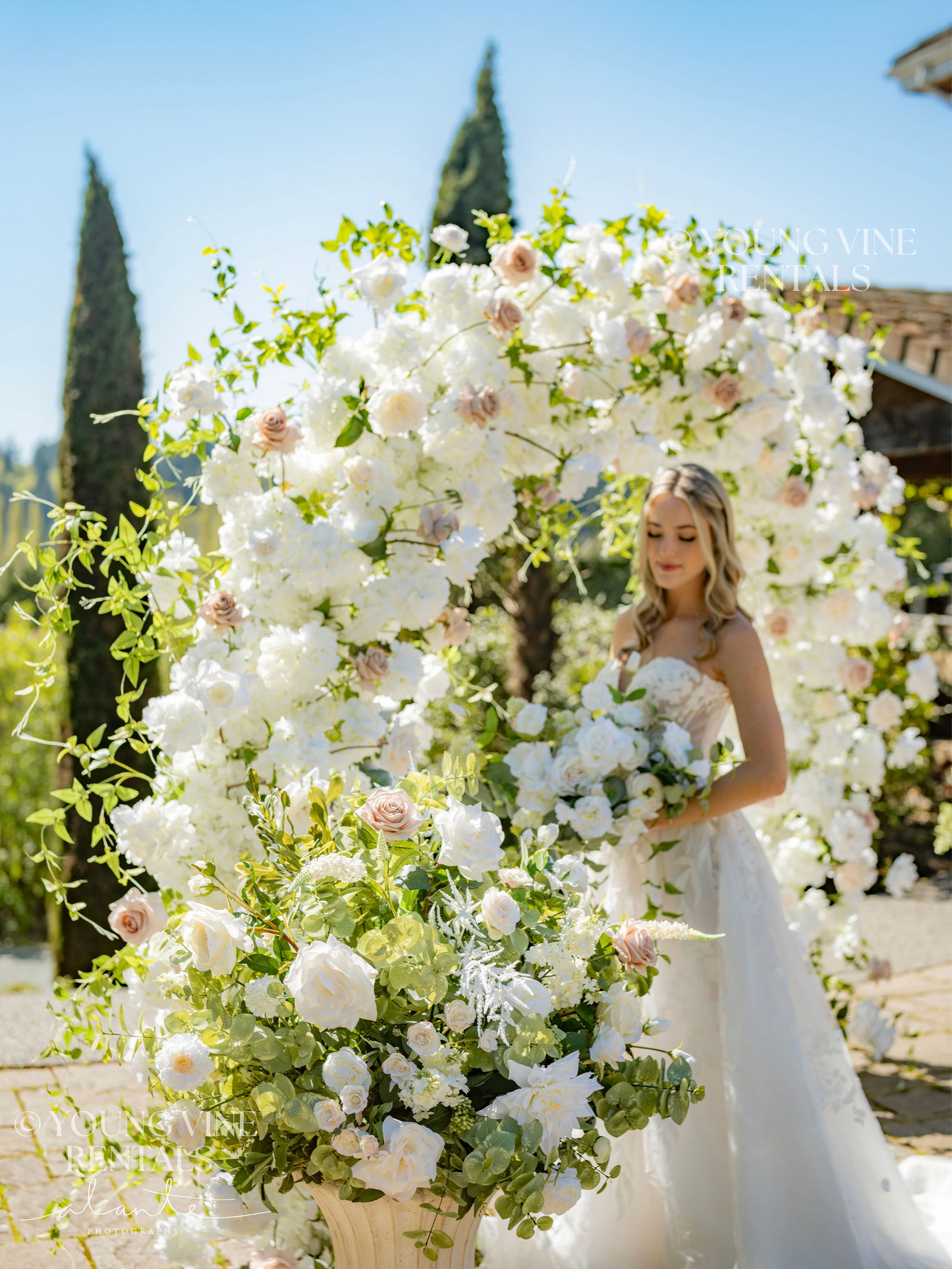 The Winslow Floral Urns