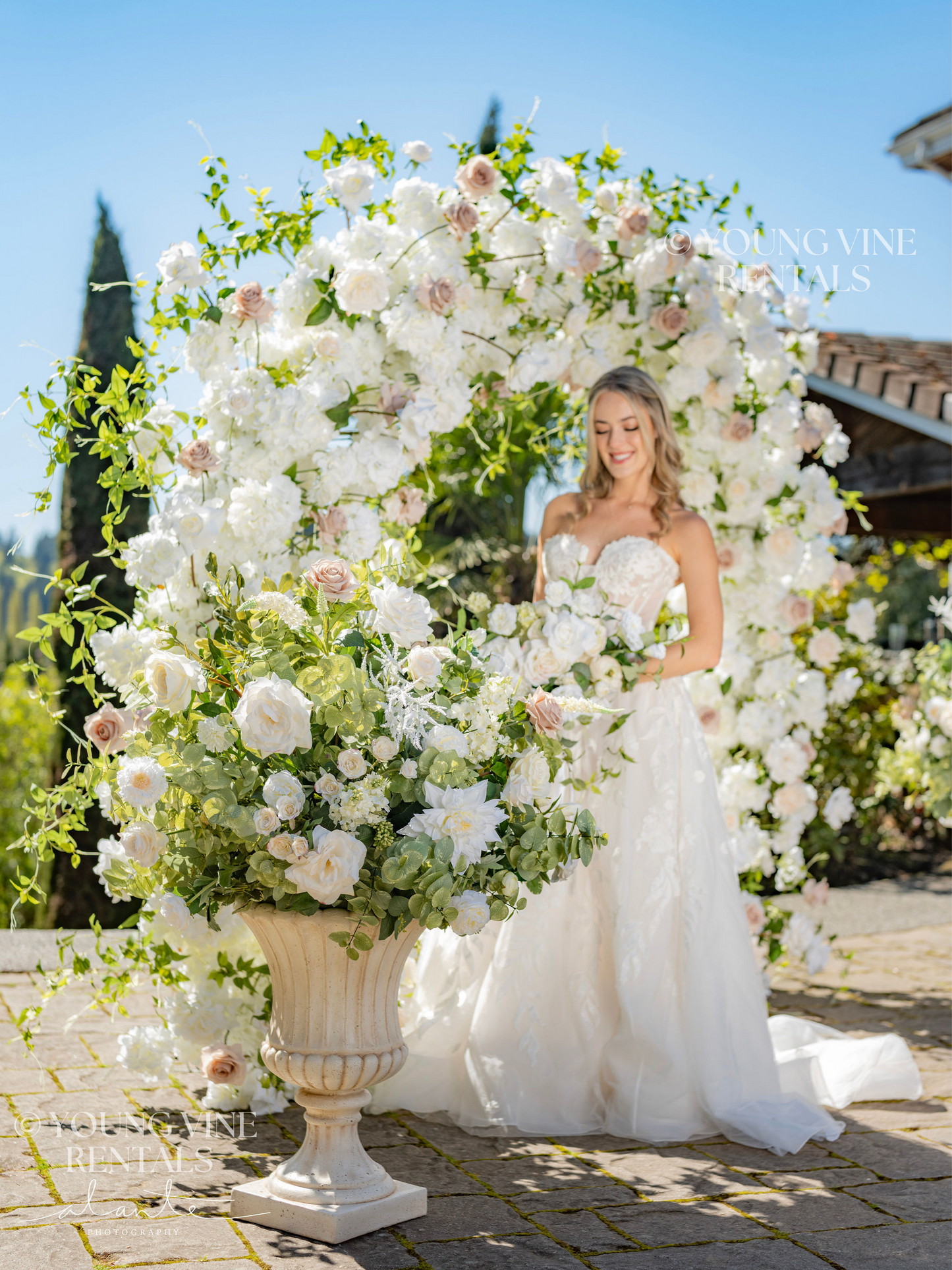 The Winslow Floral Urns