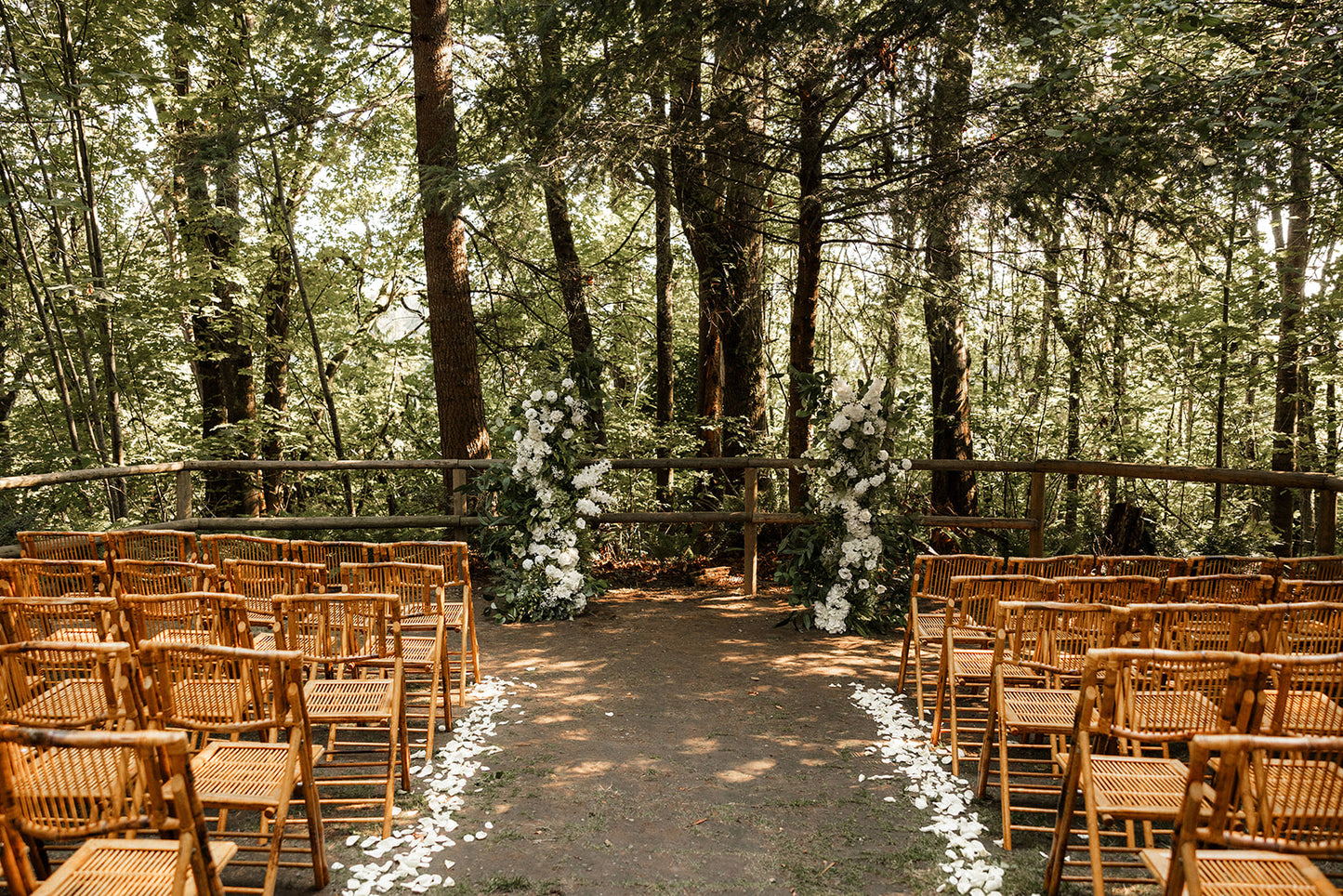 The Evergreen Floral Pillars